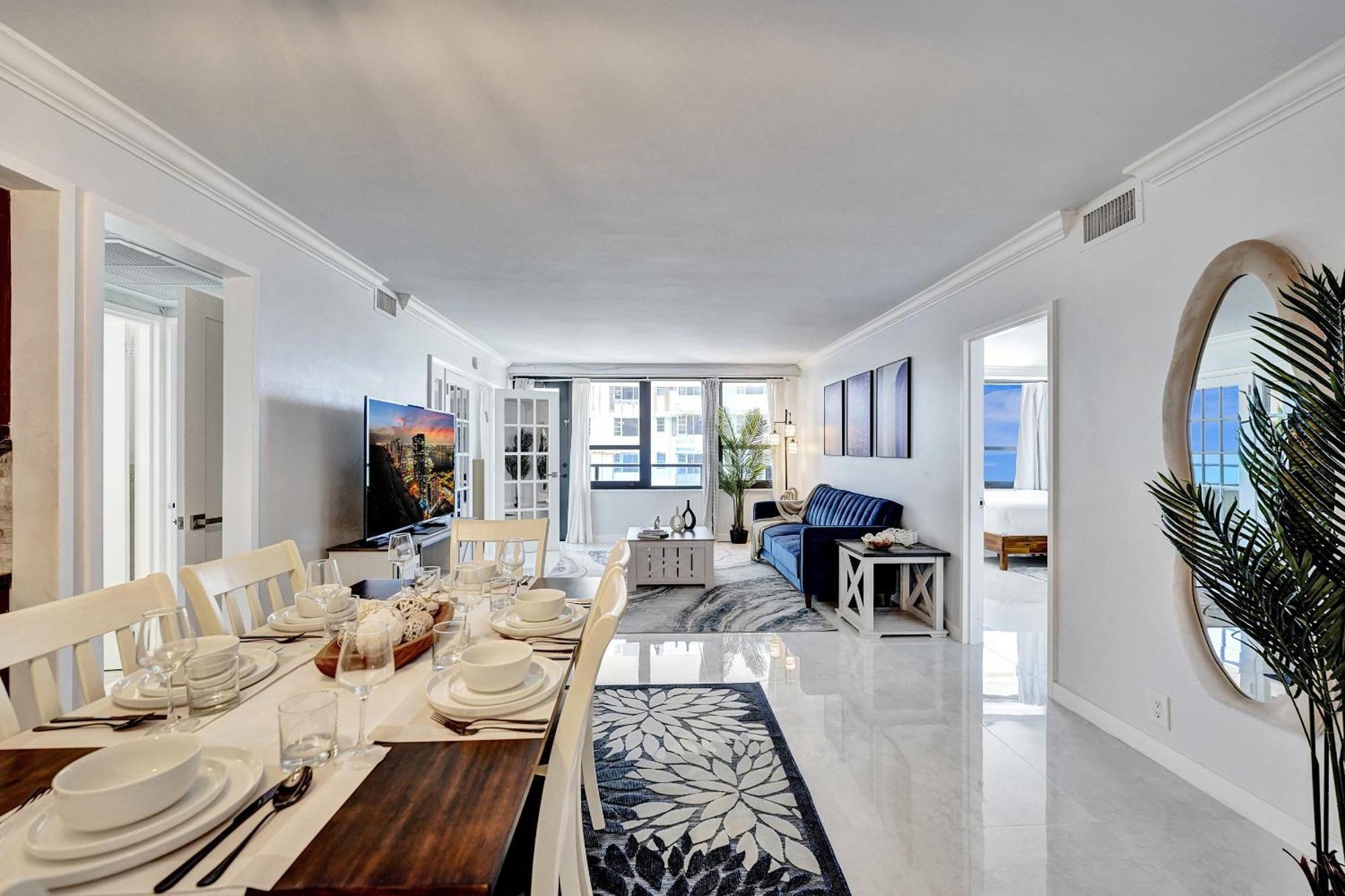 Cozy 2 Bdr Condo With Beach Service 1108 Miami Beach Dış mekan fotoğraf